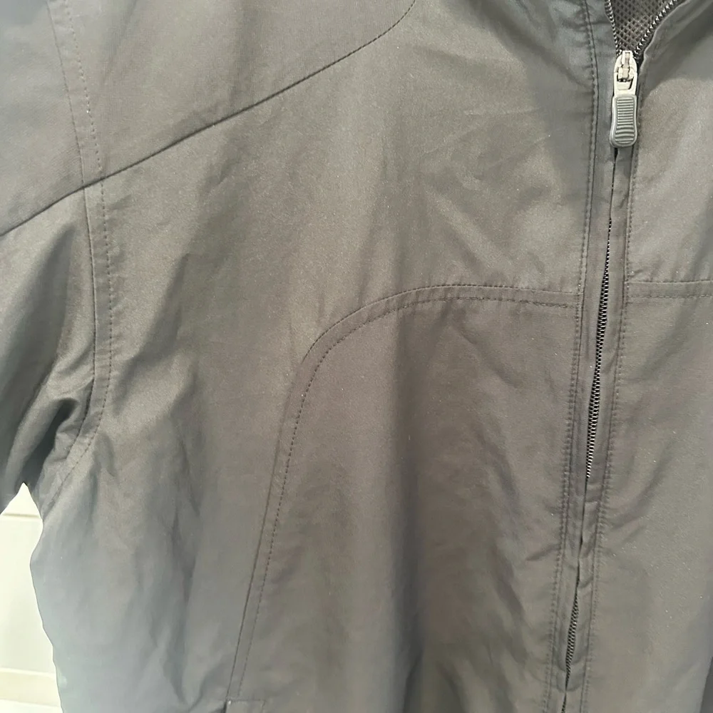 ⚽️ ADIDAS Mens Black 3-Stripe Windbreaker Size‎ Small